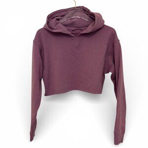 Lululemon All Yours Cropped Hoodie Purple Size 6 EUC Athleisure